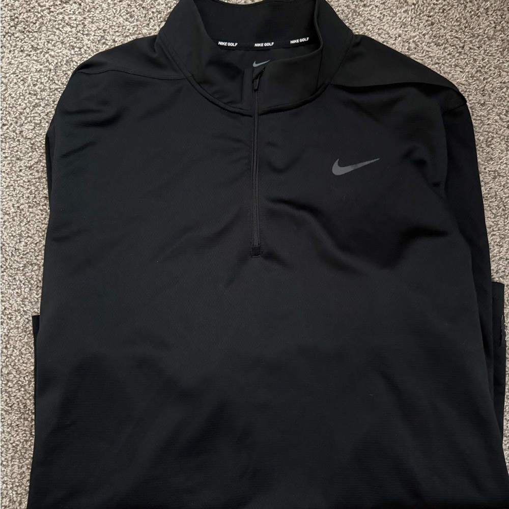 Nike Black Dri-FIT Golf Pullover